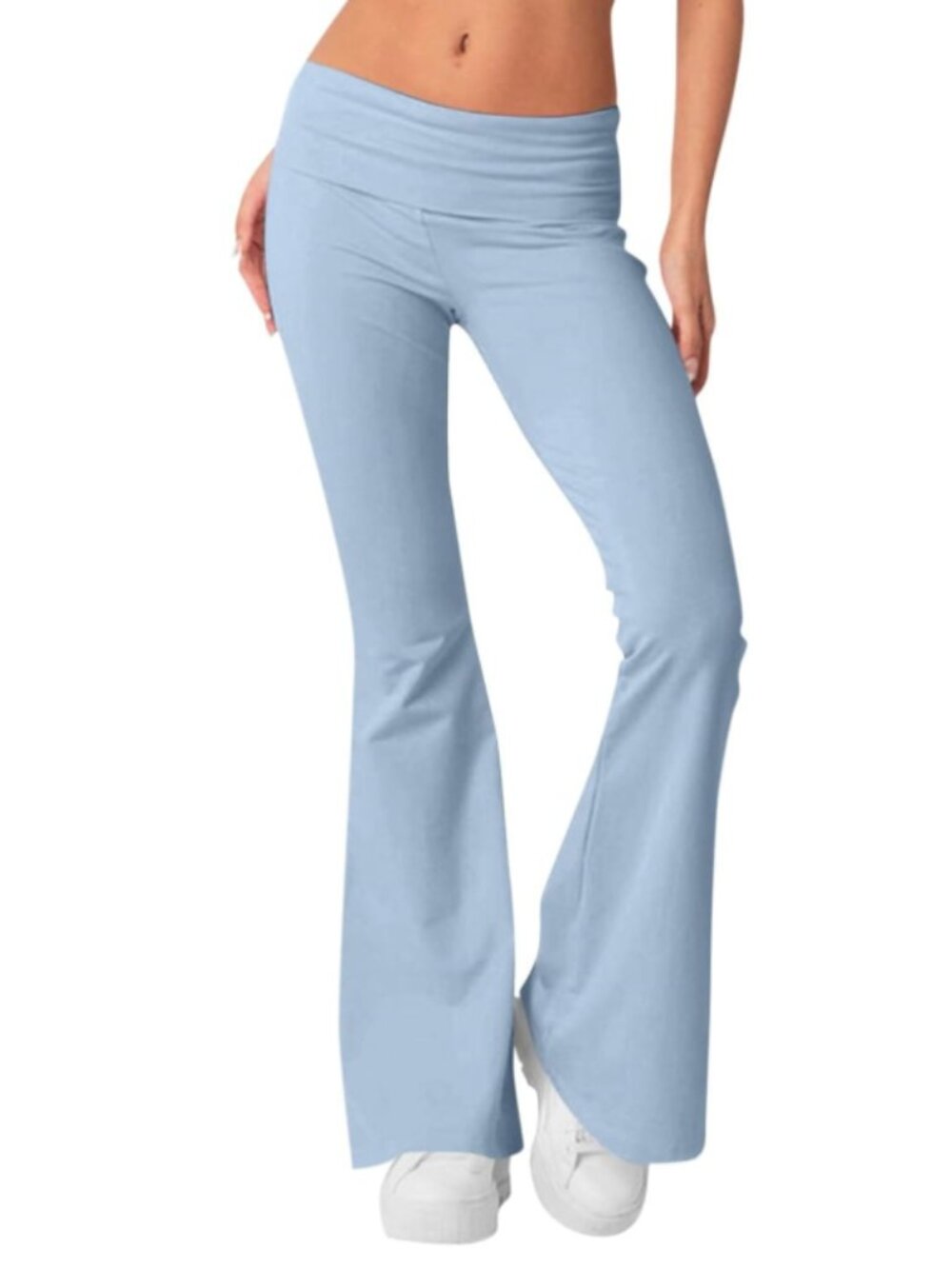 SKIMS Light Blue Boot Cut Flare Pants